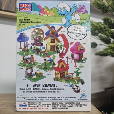 Smurfs Lazy Smurf Mega Bloks Set 10703