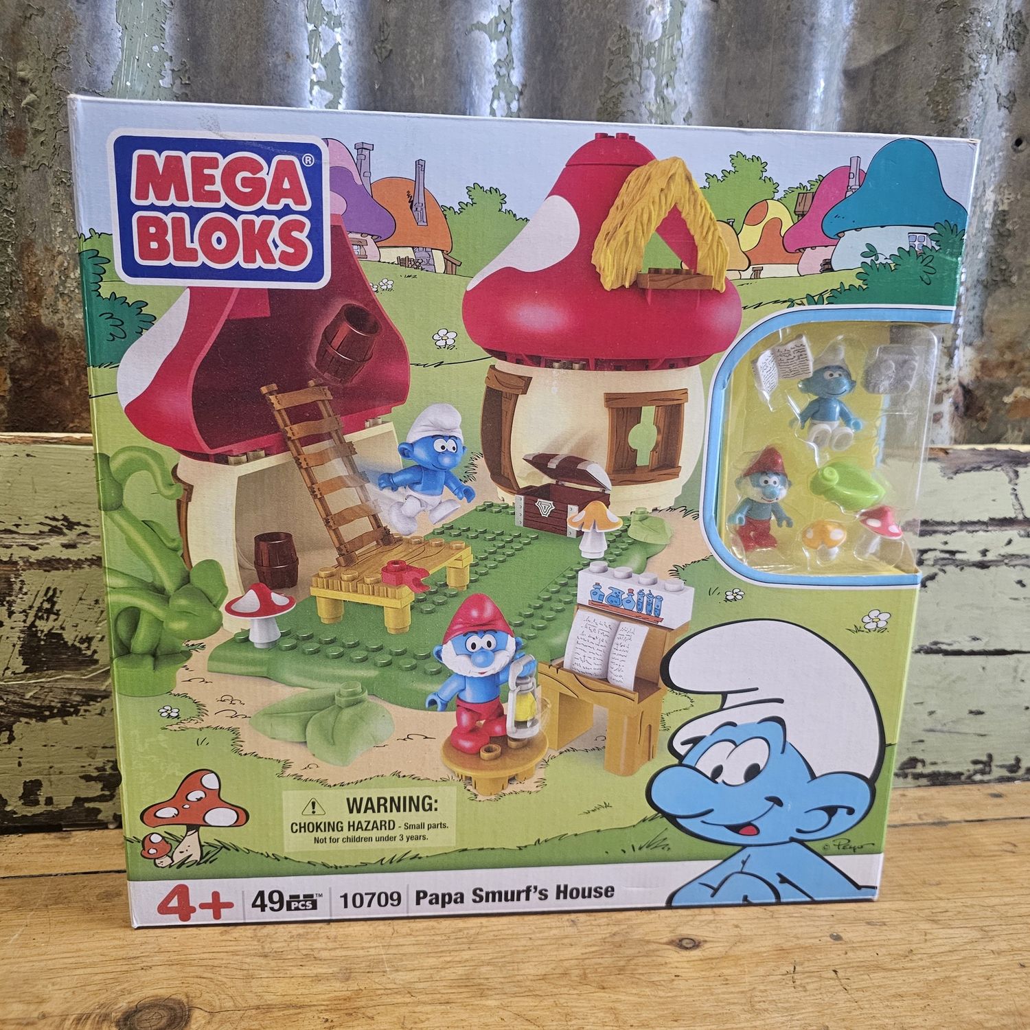 Papa Smurf's House Mega Blocks Sealed