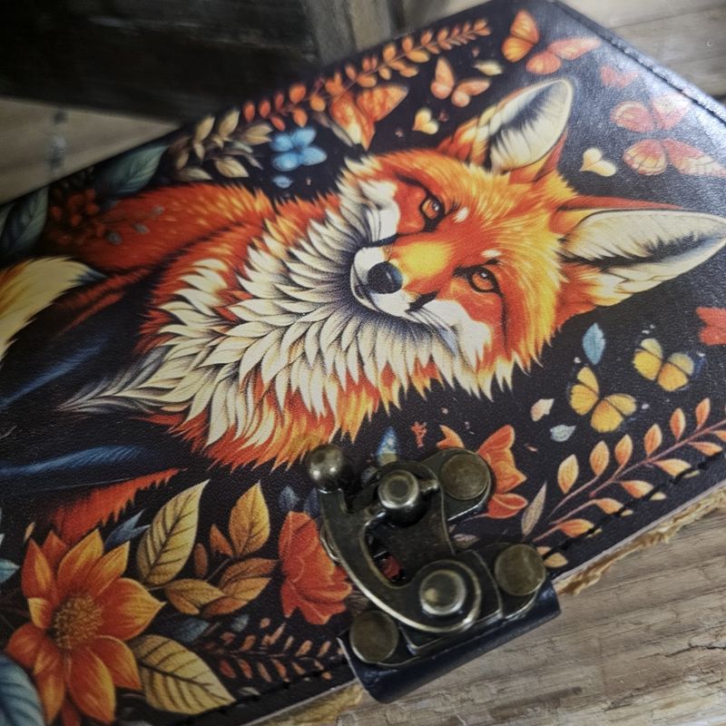 The Fox's Garden Leather Journal