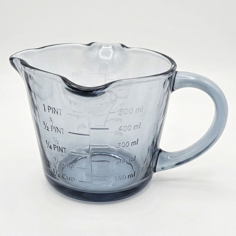 Lia 3 Pour Spout Measuring Jug Blue Denim