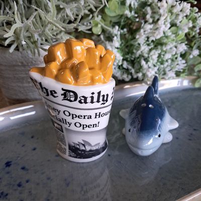 Fish & Chips Salt & Pepper Shakers