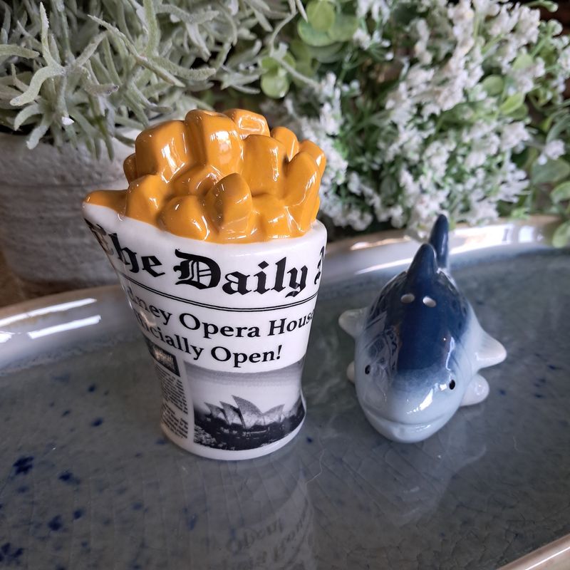 Fish &amp; Chips Salt &amp; Pepper Shakers