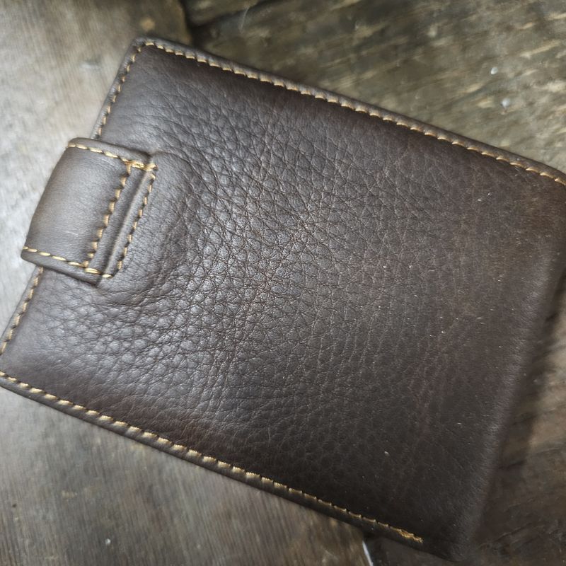 Deer Hunter Tooled Leather Wallet