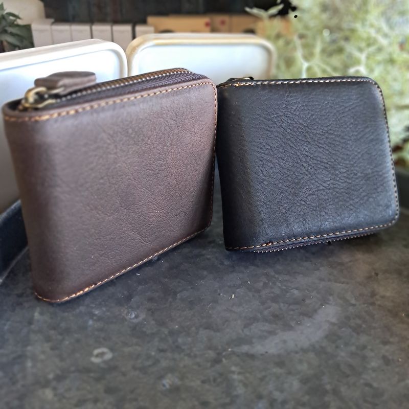 The Wyatt Zippered Leather Wallet