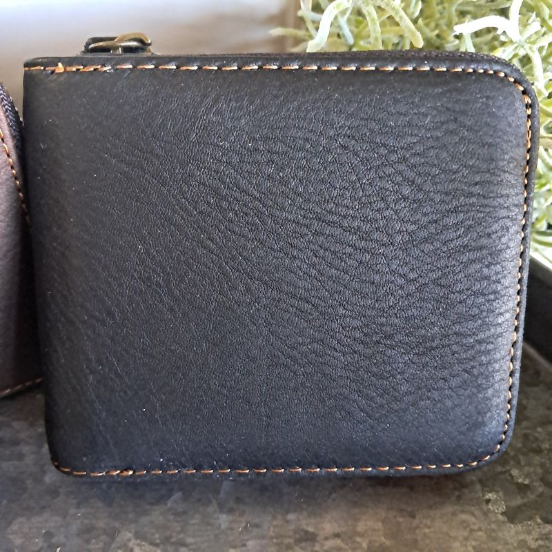 The Wyatt Zippered Leather Wallet