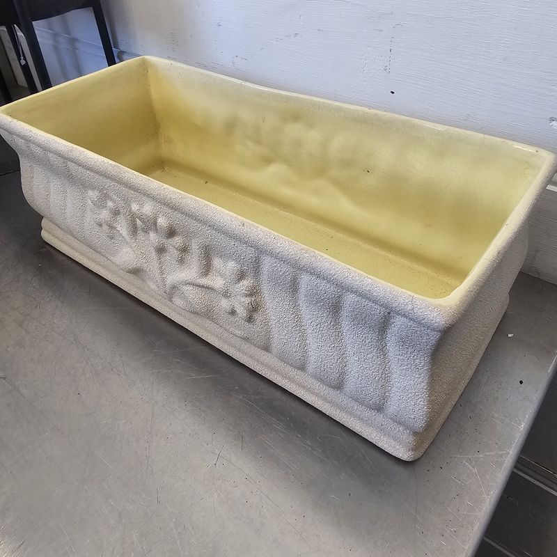 Vintage Daisy Ceramic Planter C1940s