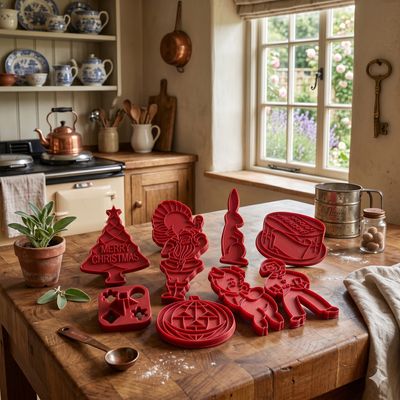 Tupperware Cookie Cutters Set of 9