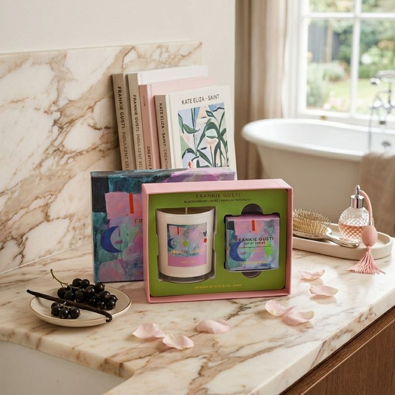 Candle And Shower Steamer Duo Gift Set - Nectar