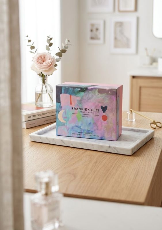 Candle And Shower Steamer Duo Gift Set - Nectar