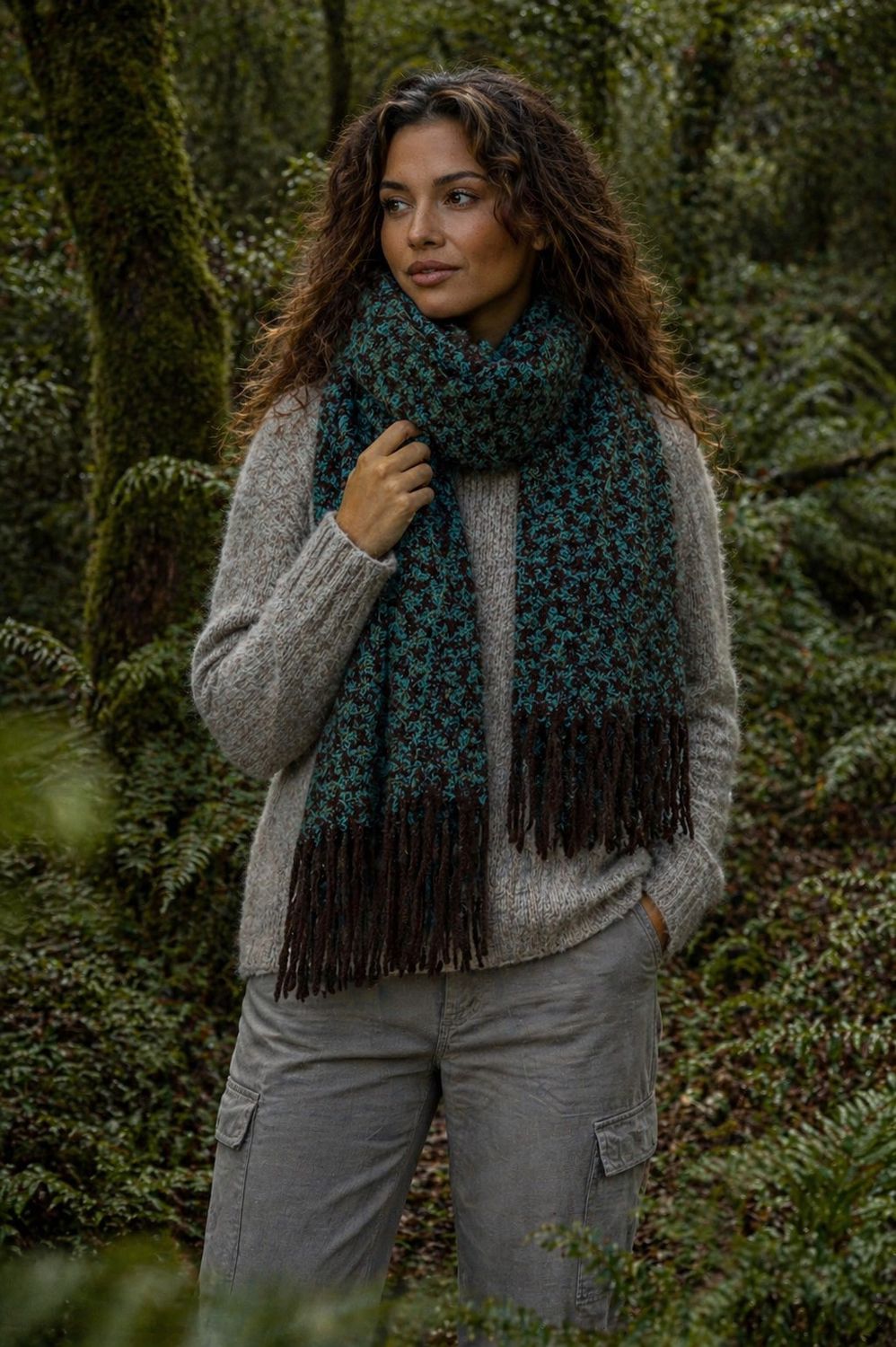 Where The Wild Things Grow Scarf Collection, Colour: The Undergrowth