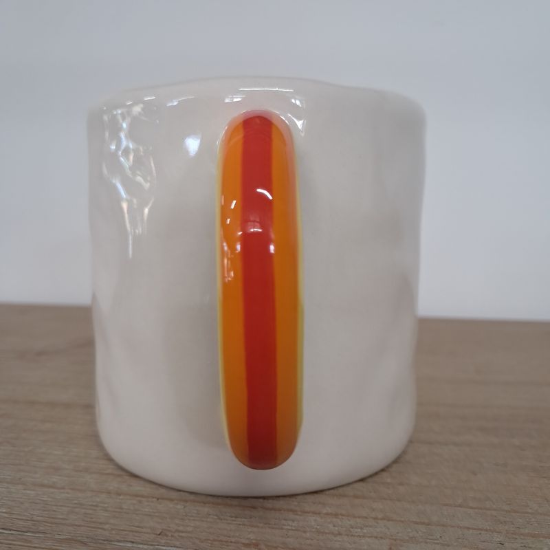 'I think I'll just be happy today' Rainbow Mug