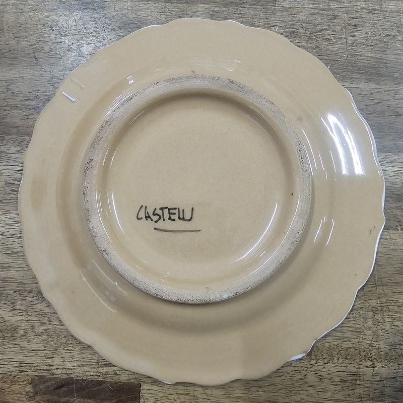 Castelli Italy handpainted Majolica Plate
