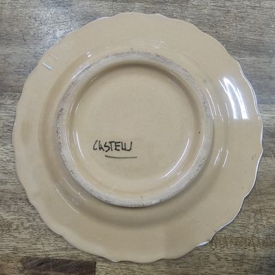 Castelli Italy handpainted Majolica Plate