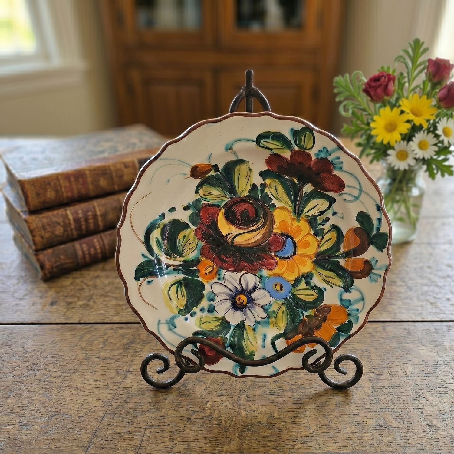 Castelli Italy handpainted Majolica Plate