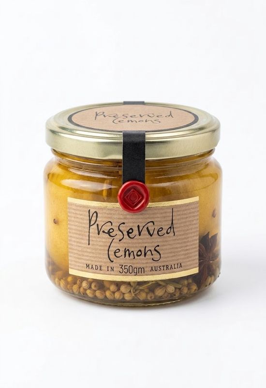 Australian Preserved Lemons 350g Gluten Free
