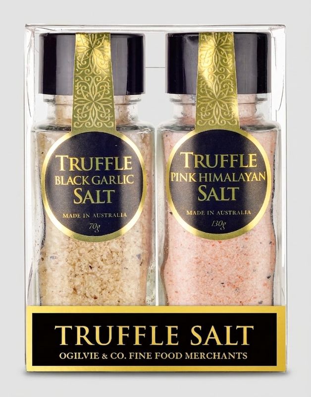 Truffle Black Garlic Salt &amp; Pink Himalayan Salt Gift Set