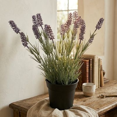 Artificial Lavender Pot Plant