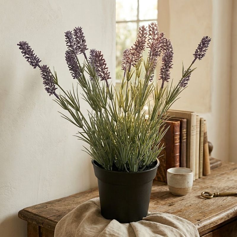 Artificial Lavender Pot Plant