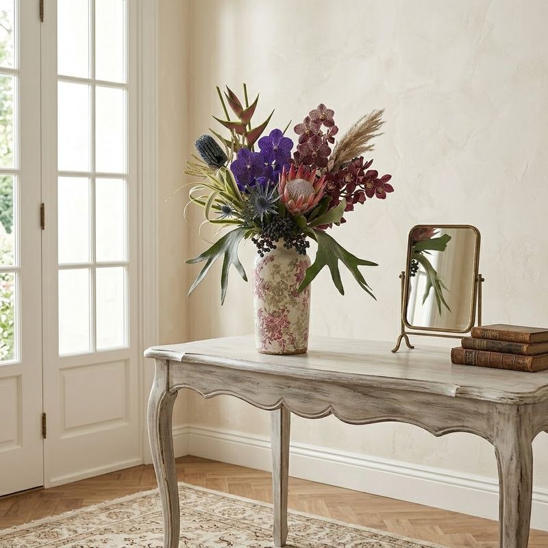 Sage &amp; Blossom Ceramic Vase