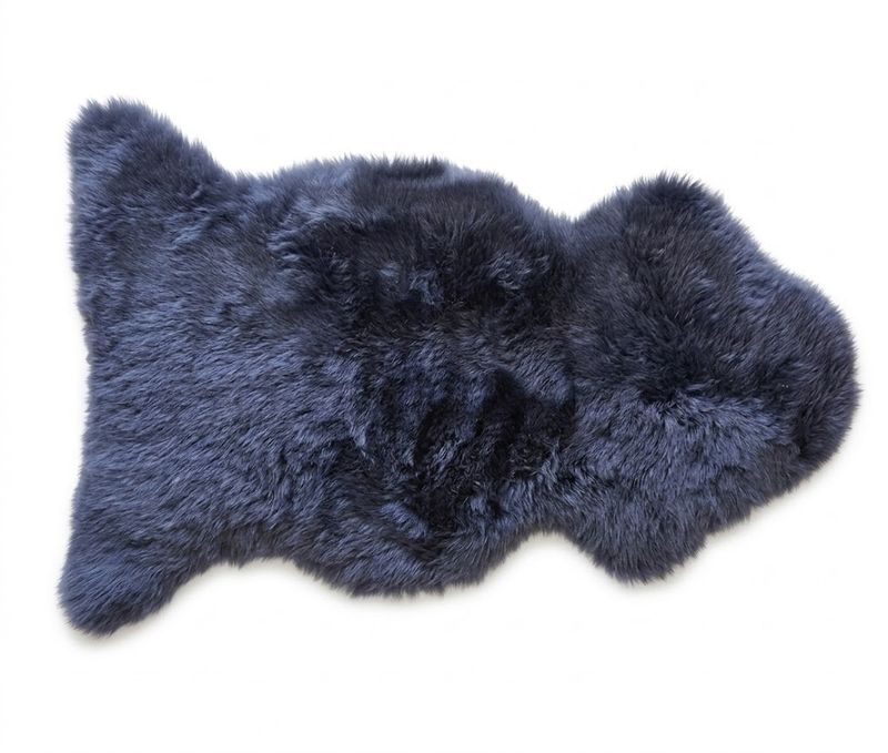 Genuine Single Pelt Australian Sheepskin - Bluestone
