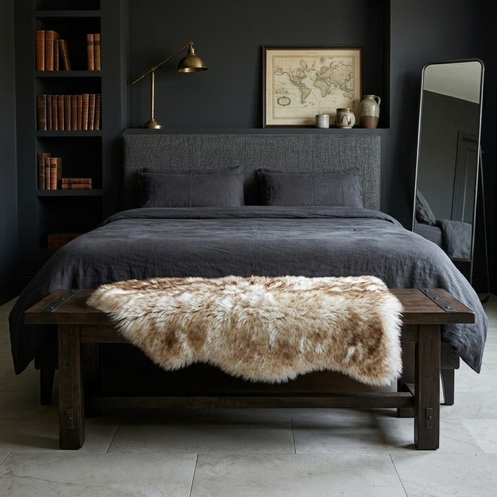 Genuine Single Pelt Australian Sheepskin - Mocha Tipped