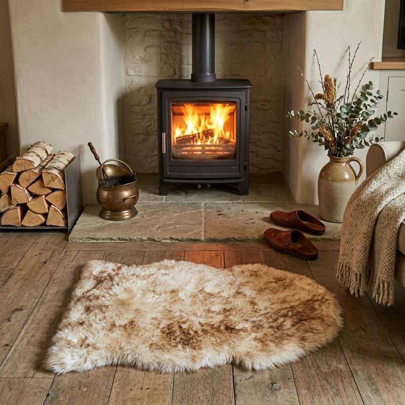 Genuine Single Pelt Australian Sheepskin - Mocha Tipped