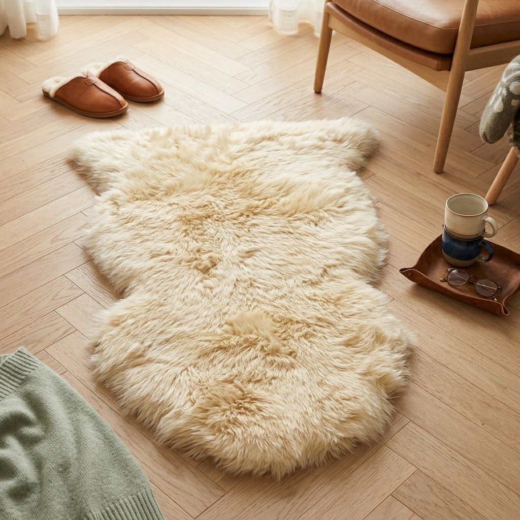 Genuine Single Pelt Australian Sheepskin - Sunshine