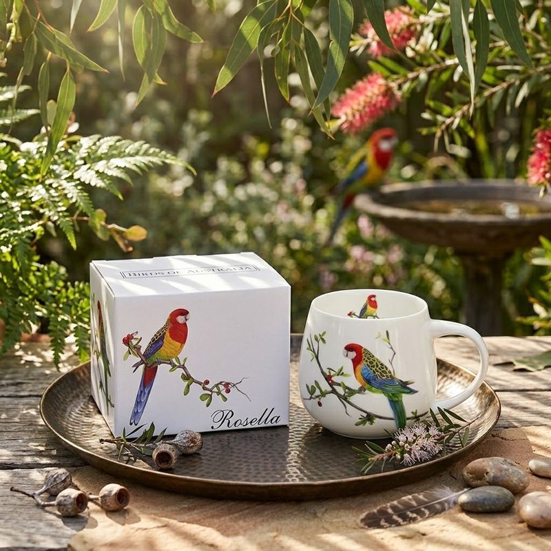 Australian Rosella Fine China Mug
