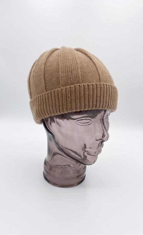 The Riley Kids Rib Beanie - Latte