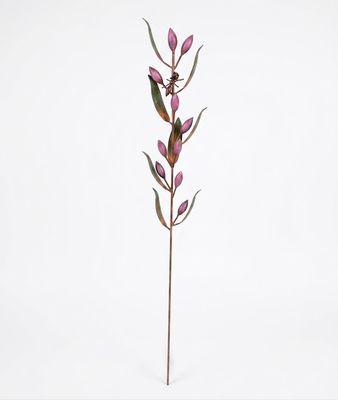 Ant on Eucalyptus buds - Stake Metal Art