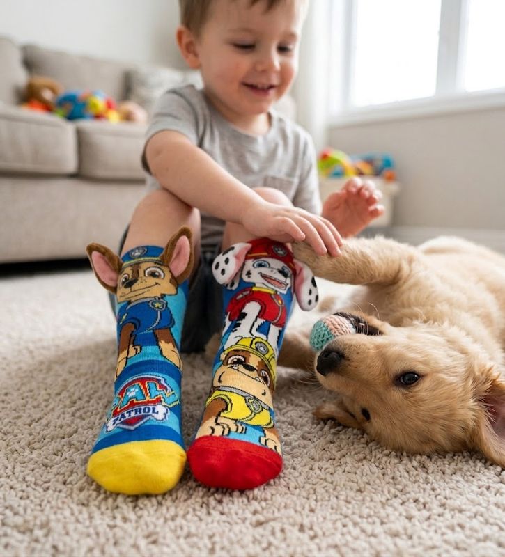 Madmia Paw Patrol Chase socks Children 3-5years