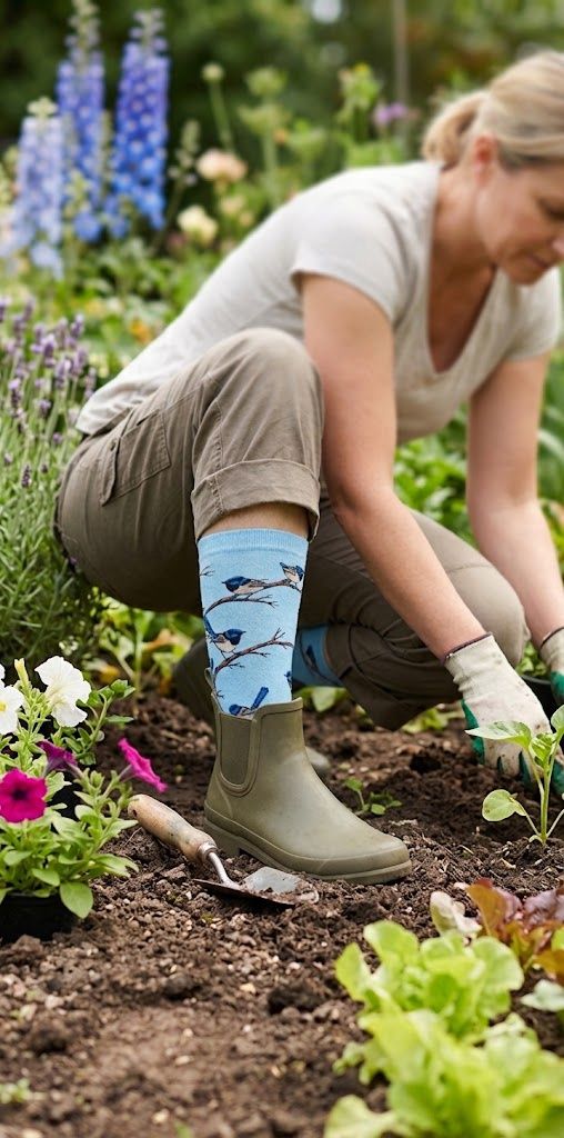 Blue Wren Bamboo Socks W9+ Mens 9-14