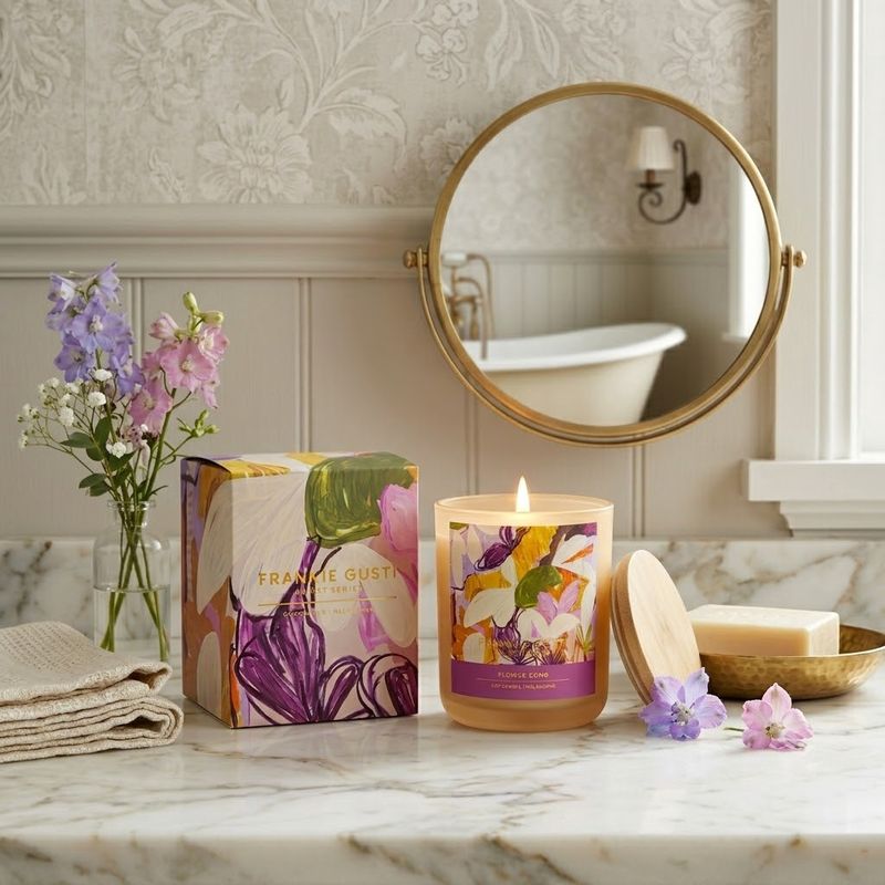 Flower Bomb Frankie Gusti Artist Series Candle