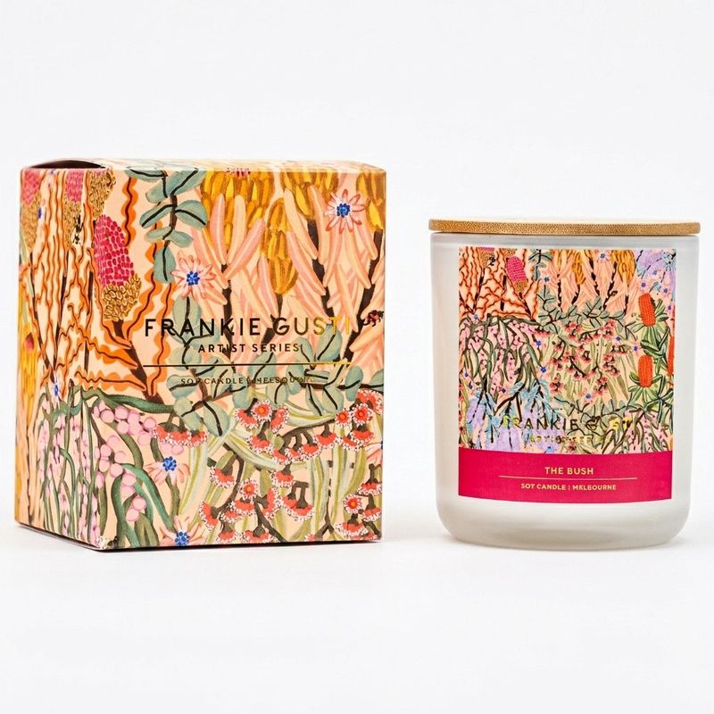 The Bush Frankie Gusti Australian Artist Series Candle