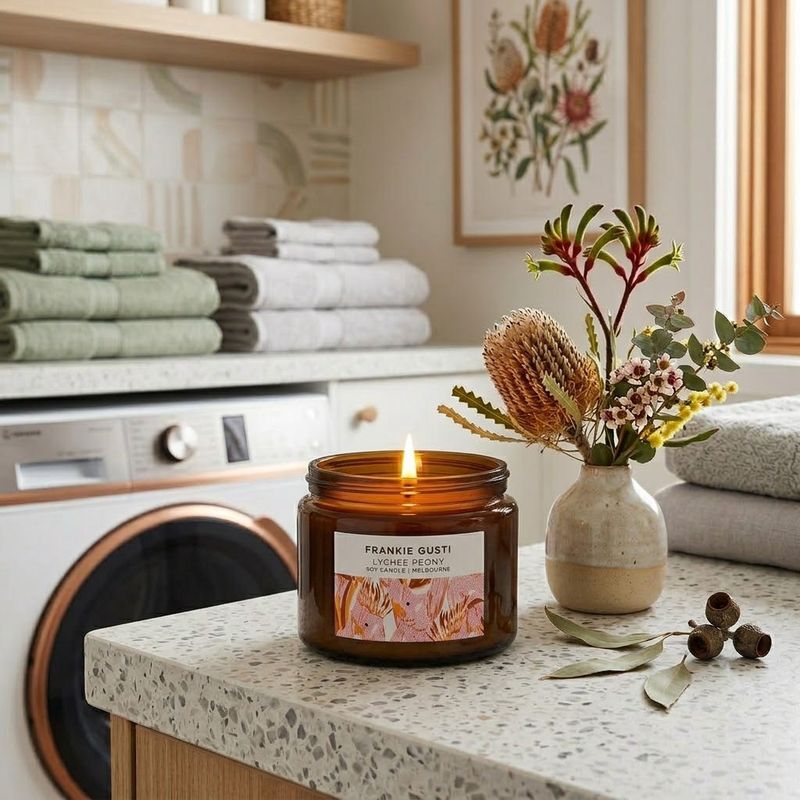 Lychee Peony Big Honey Frankie Gusti Artist Series Candle