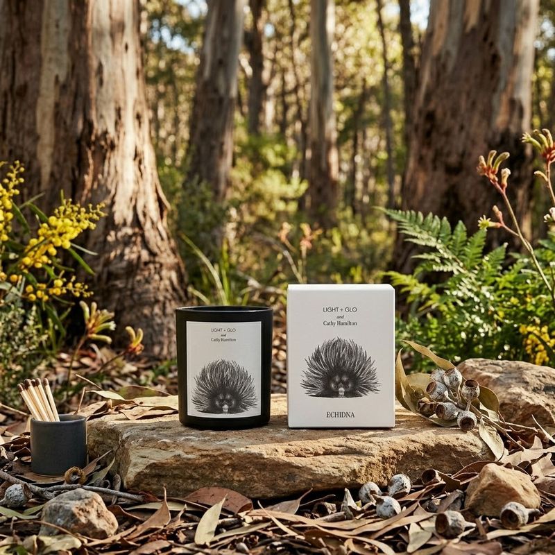 Cathy Hamilton Echidna Candle