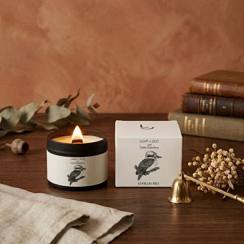 Cathy Hamilton Kookaburra Candle