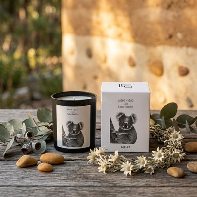 Cathy Hamilton Koala Candle