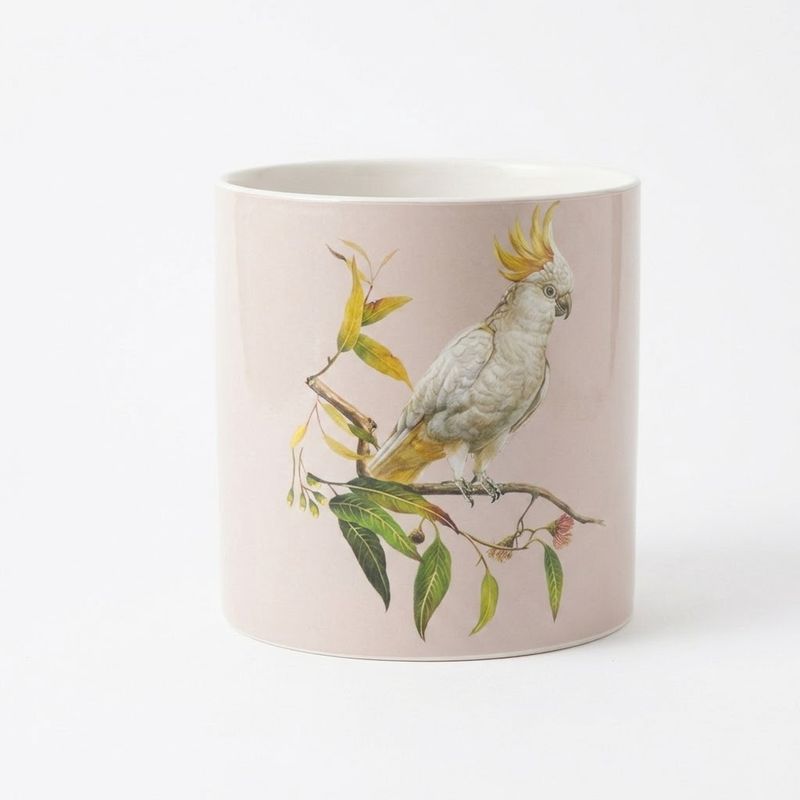 Major Mitchell's Cockatoos Planter Pot