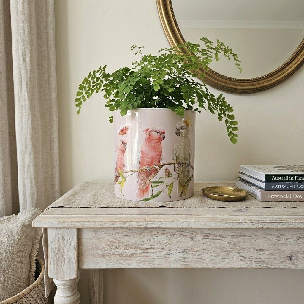 Major Mitchell's Cockatoos Planter Pot