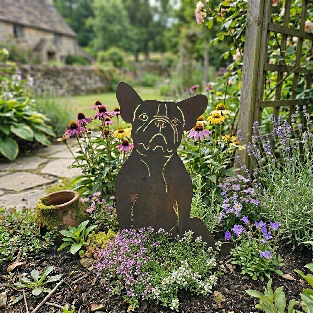 French Bulldog Metal Art Australian Made