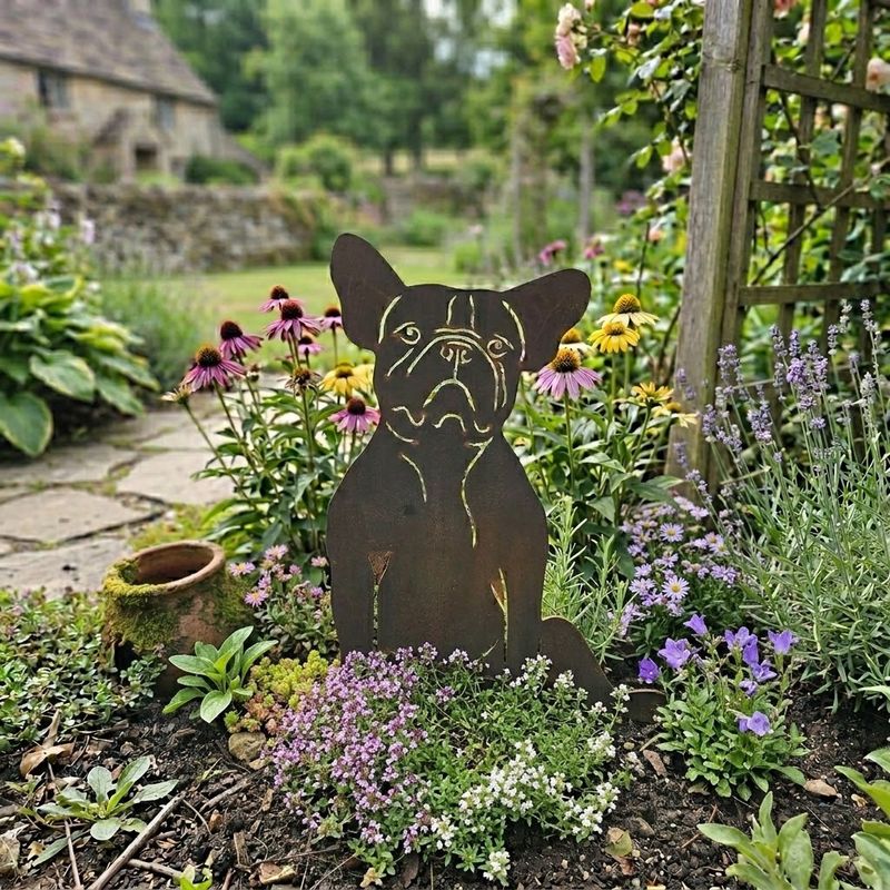 French Bulldog Metal Art Australian Made
