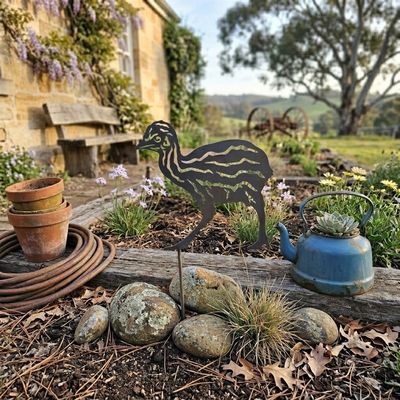 Emu Baby Metal Art Australian