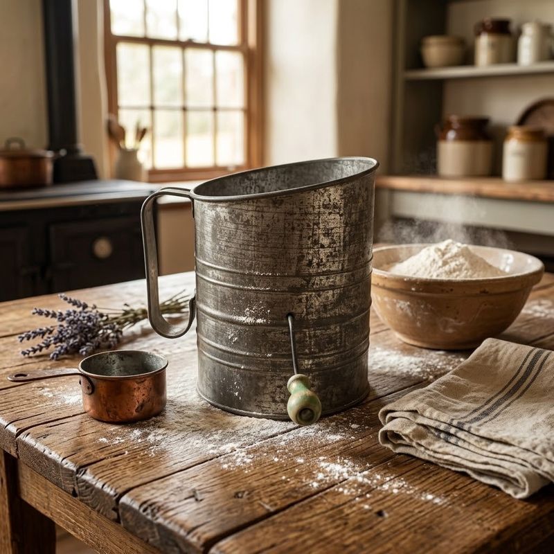1940s Kande One hand Flour Sifter