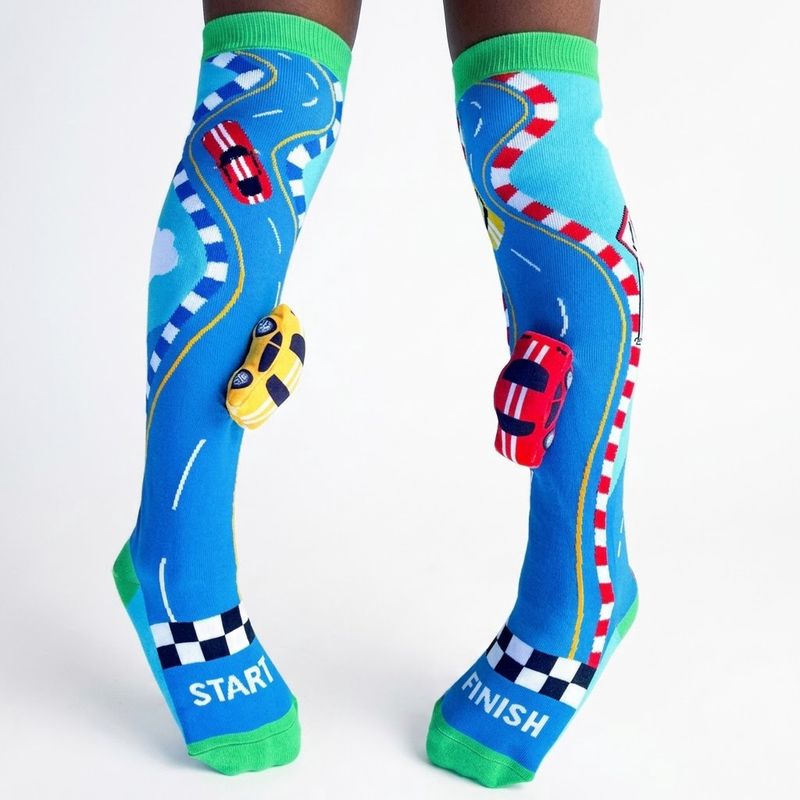 MADMIA Racing Car Socks ages 6-99