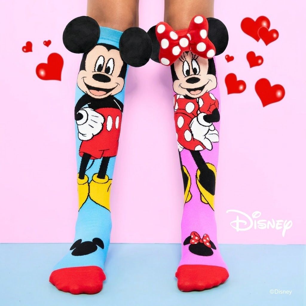 MADMIA Mickey &amp; Minnie Socks ages 6-99