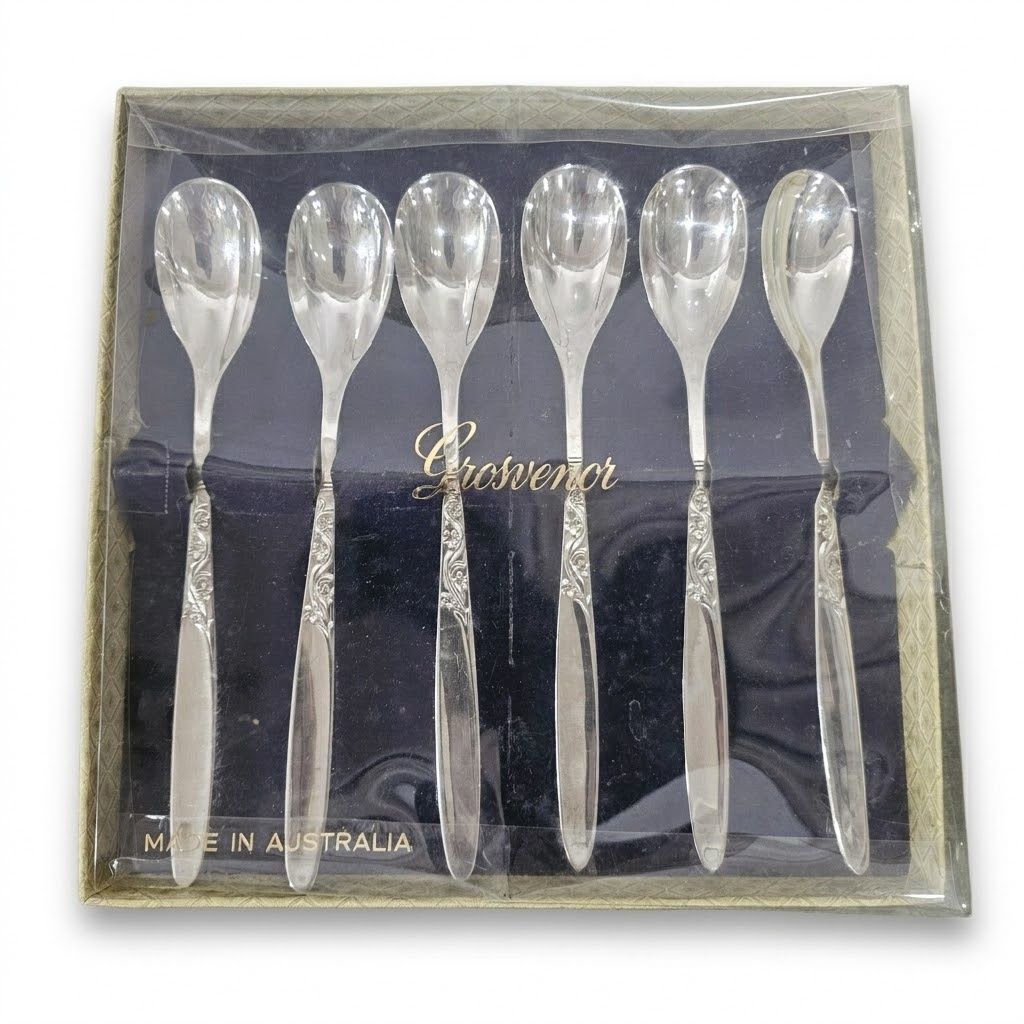 Grosvenor Christine Silverplated Long Handled Spoons