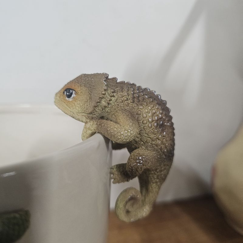 Chameleon Lizard Pot Sitter s/3