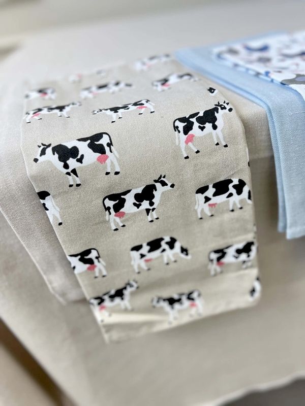Tea Towels S/2 Cows