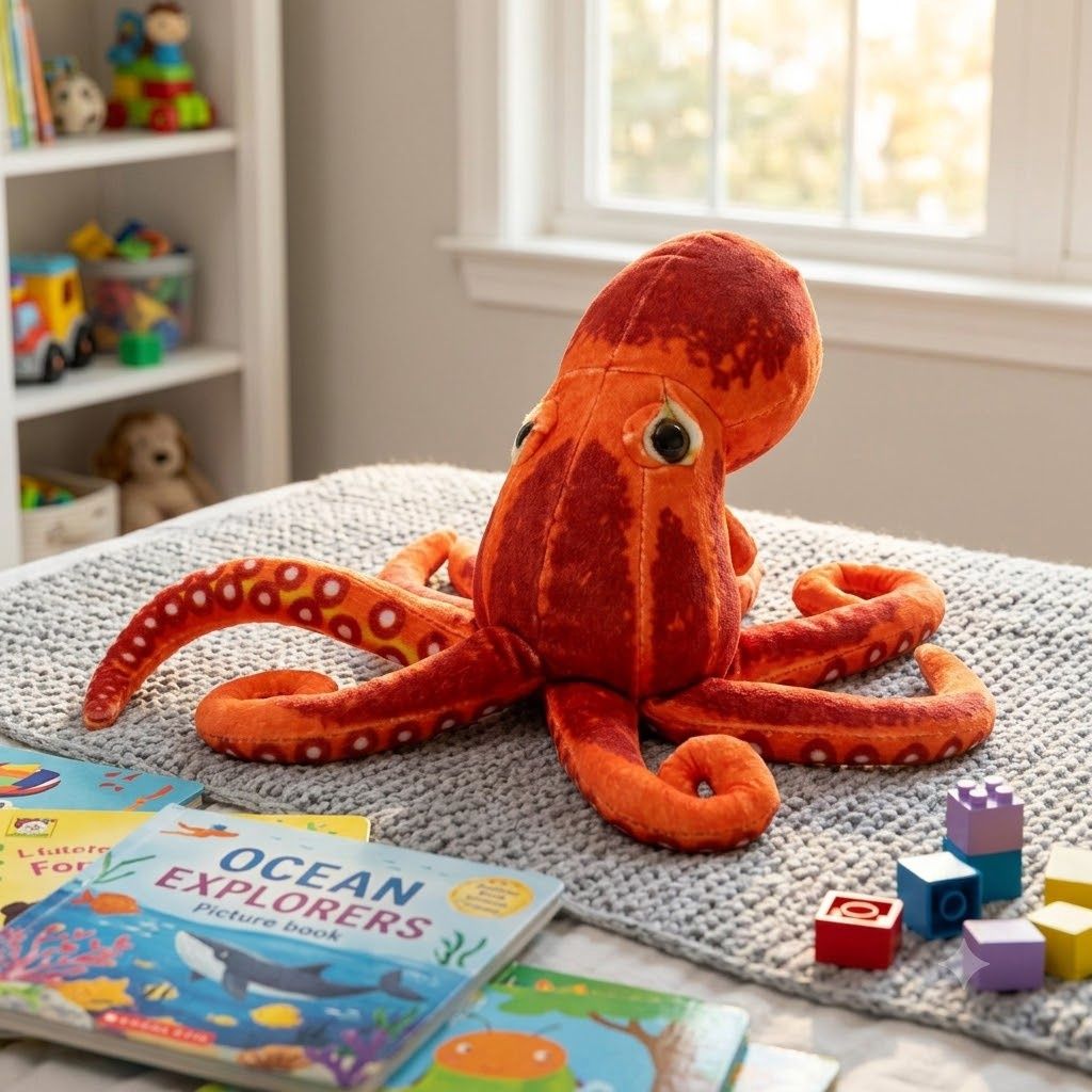 Oscar the Octopus Plush Toy